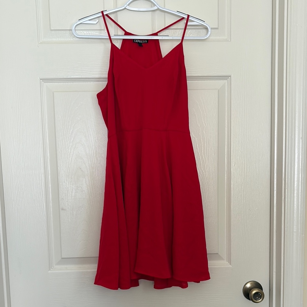 Lulu's Red Spaghetti Strap Dress